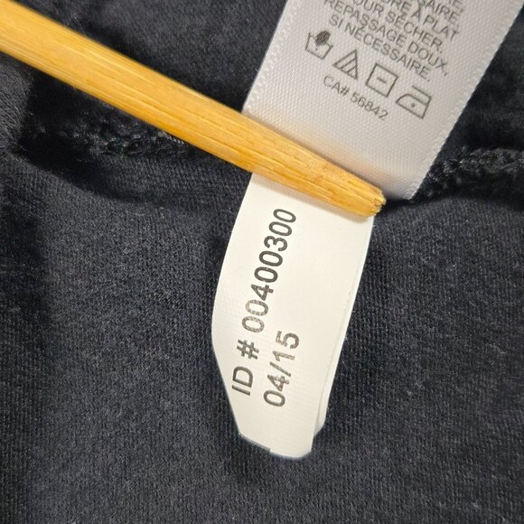 Express Black Sheer Asymmetrical Blouse Sleeveless Ruffle Keyhole Whimsy Goth - Picture 13 of 13